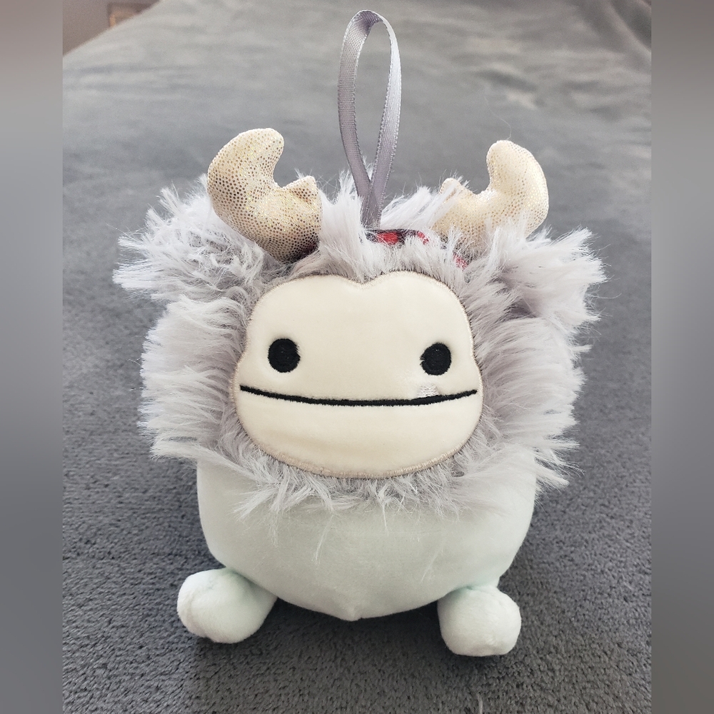 Squishmallows Evita Bigfoot Yeti Ornament 4" Holiday Winter Collection 2022
